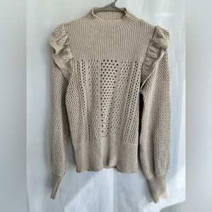 Happy Nature Cream/Beige Knitted Sweater